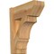 Ekena Millwork Balboa Slat Rough Sawn Outlooker, Western Red Cedar, 8"W x 18"D x 22"H OUT08X18X22BOA06RWR - alternate 1